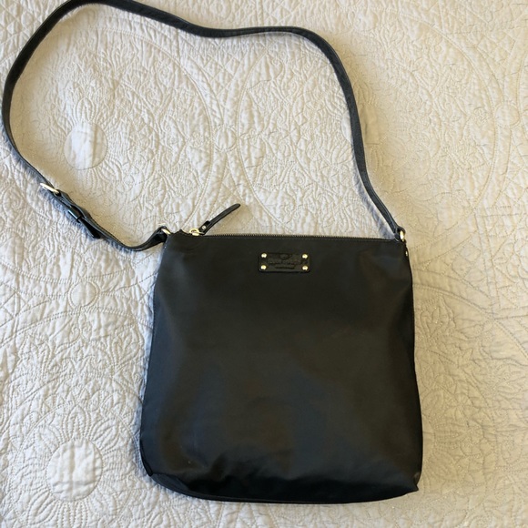 kate spade Handbags - Kate Spade Black Nylon Crossbody Bag